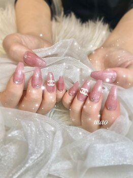 リンドネイル バイ モカ アンド ララ(Lind nail by moca and LaLa)/マグネットピンク