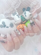 ファラウェイネイル(Faraway nail)/ちゅるんなハロウィンネイル☆
