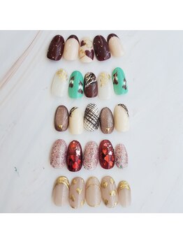 バレンタインネイルデザイン★