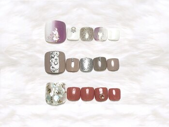 ラ ルナ ディ ロサ(la Luna di Rosa)の写真/《何度でも同価格！定額¥7,700～・+。☆ °》あなただけの理想の指先が叶う♪豊富なdesign取り揃えてます！