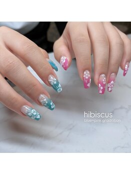 エンズネイル(O’s nail)/ハイビスカスネイル