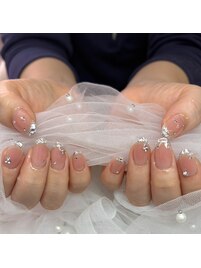 チーク×ガラスフレンチ