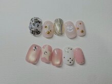 マルネイル 大宮店(MARU NAIL)/4月premium+ design ¥8,980