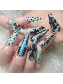 スカルプ　クロスネイル