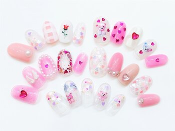 ネイルコレクション ピンク(Nail Collection Pink)/ジェル定額￥8990☆ホログラム