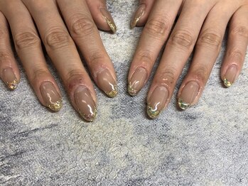 モレリア(morelia)/ラメフレンチネイル