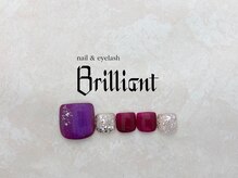 ネイルアンドまつげエクステのお店 ブリリアント 草加(Brilliant)/Foot 　定額8800円コース