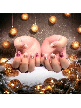 アヤネイルズ アンド アイラッシュ 綱島店(AYA NAILZ.&Eyelash)/冬の定額アートコース