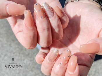 ワールド ビューティ ヴィヴァルト 宝塚店(WORLD BEAUTY VIVALTO)/シンプルネイル/スクエアネイル