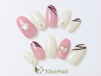 エリクサーネイル 五反田(Elixir Nail)/定額a シンプル／クーポン使用