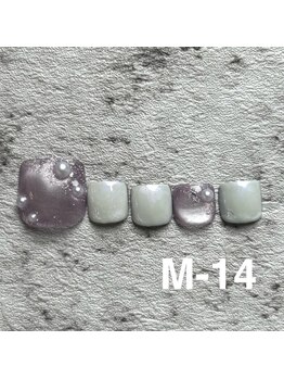 はあとねいる 町田店/Design No.M-14 フットネイル