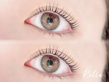 レティア 茨木店(Retia)の写真/最新技法のLEDマツエクでボリュームeyeに♪目力UPで魅力的な目元へ◎[茨木/メーテルラッシュリフト］