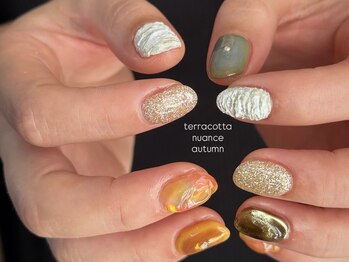 ルカ 原宿(lux)/ニュアンス秋ネイル