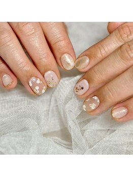 モネ(mone.)/アジサイネイルwhite