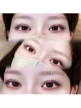 リヴェラ 四ツ谷三丁目(Ryvella)の写真/韓国束感まつげ×黄金比眉でアイドル級の垢抜け◆１００種のデザインから貴方だけの「1番可愛い」を提案◎