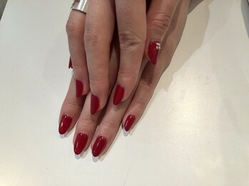 ワンカラージェルネイルショップ イオン新潟東店/レッド