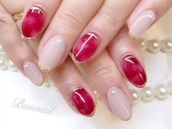 ボネール(nail ＆ eyelash Bounail)/塗りかけ ジューシー カラフル