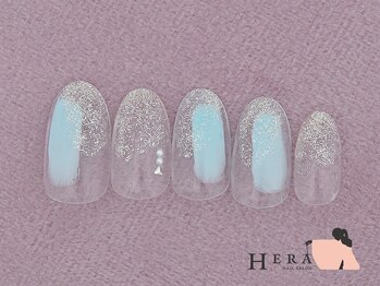 ヘラー 渋谷(HERA)/ニュアンス　塗りかけ　ラメ