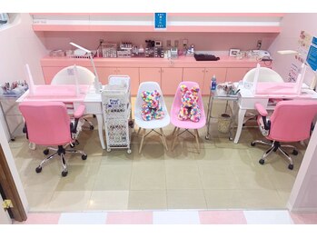 ビューティーモール 足利店/ハンドネイル施術エリアのご紹介