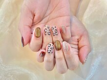 デリカ 溝の口店(DELICAT)/冬の定番ヒョウ柄ネイル
