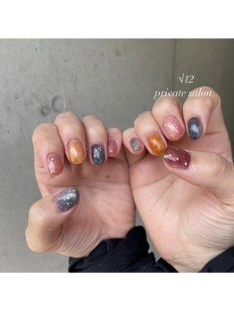 ルート12/持込みニュアンスネイル♪