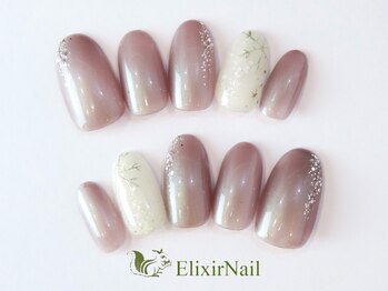 エリクサーネイル 神田(Elixir Nail)/シンプル / クーポン使用