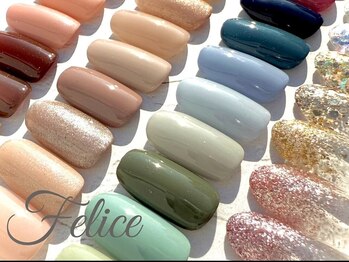 フェリーチェ 川間店(felice)の写真/【ハンド ワンカラー☆5000円/次回予約付け替えオフ無料】アートデザイン¥6980~★追加料金の心配なし◎