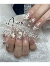 オーラネイル(Aura Nail)/ハート姫ネイル
