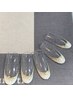【再来+ハンド】平日限定♪フレンチネイル♪（ラメライン付き）￥7700