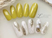 ルーモス 北堀江店(Lumos)//春ネイル/イエローネイル¥8000
