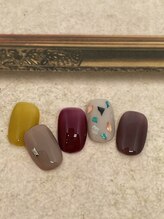 ネイルハウス安气子 新丸ビル店/大人ネイル