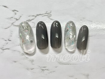 ミオリィ(meoli)/ワンカラー＋ラメグラ