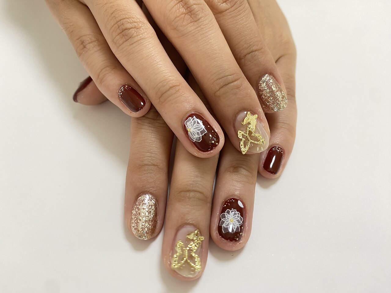 成人式前撮りネイル：PG008298260｜マシェリ(Ma cherie)のフォト