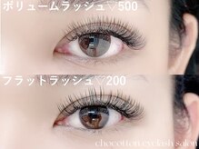 チョコットン 新宿東口(chocotton)/ボリュームとフラットの違い