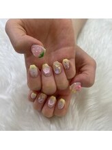 プリュム(Plume)/メンカラで推しネイル