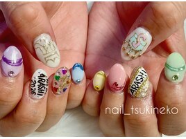 ★嵐のラストツアー推しネイル★