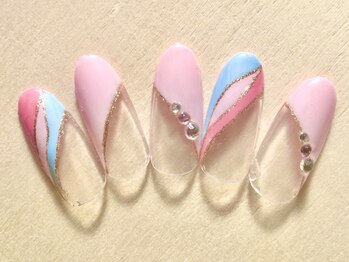 ネイルサロン インプレス(Impress)/斜めフレンチ