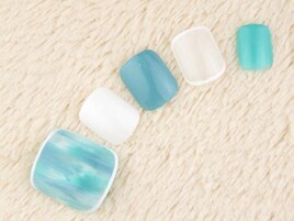 爽やか！！！夏ネイル♪