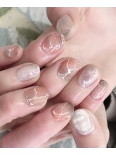 ジル アイラッシュアンドネイル(Jill)/☆大理石アレンジ☆