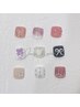 今だけの限定価格☆春の準備に☆フットジェルアート2本付き/￥6600→￥4980