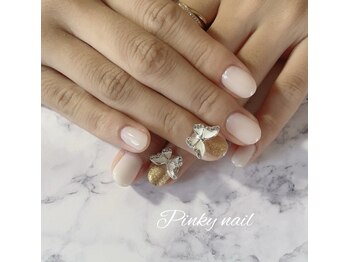 ピンキーネイル(Pinky nail)/ショートネイル