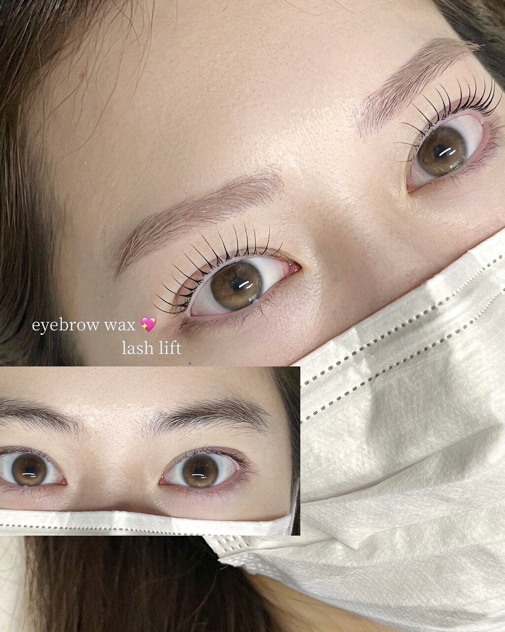 《再来》似合わせ美眉WAX＋まつげパーマorパリジェンヌ 