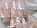 レース/ワンホンネイル