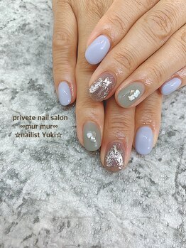 プライベート ネイルサロン マーマ(murmur)/アースカラーネイル