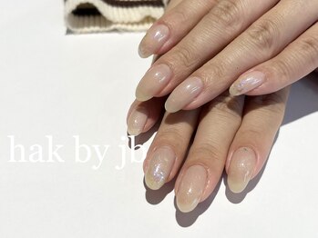ハク ネイル バイジェービー 稲毛(hak nail byjb)/人気の１本アート♪