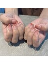 馴染みピンクグラデ