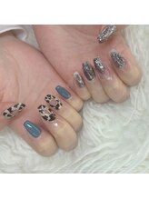 エトワール 中川中島店(Etoile)/アシメアニマルネイル