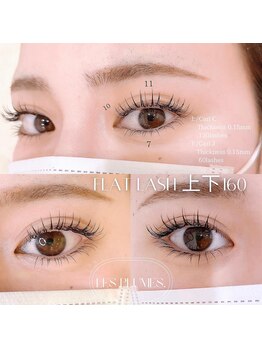 レ プリューム(les plumes)/フラットラッシュ上下160本