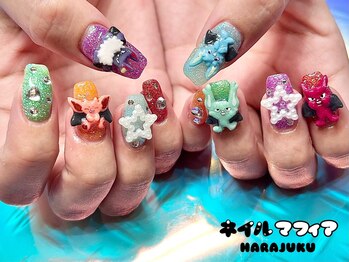 ネイルマフィア 原宿(NAIL MAFIA)/オーダー３Dキャラ♪