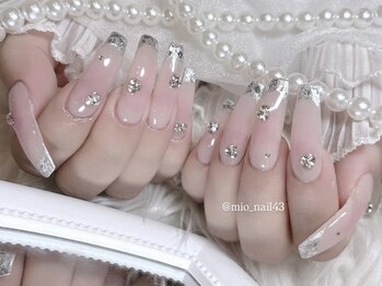 リンドネイル バイ モカ アンド ララ(Lind nail by moca and LaLa)/【mio】ガラスフレンチ